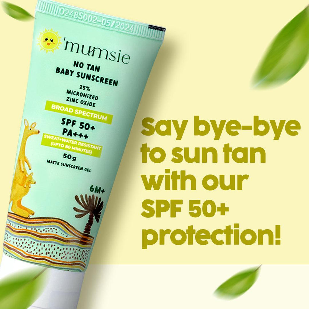  Baby Sunscreen with SPF for gentle sun protection
