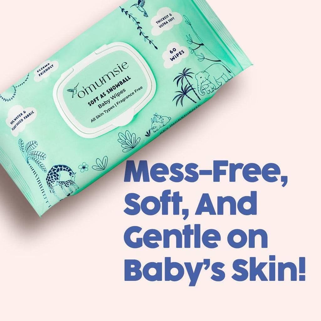  Hypoallergenic Baby Wipes – Free from Alcohol, Parabens & Harsh Chemicals
