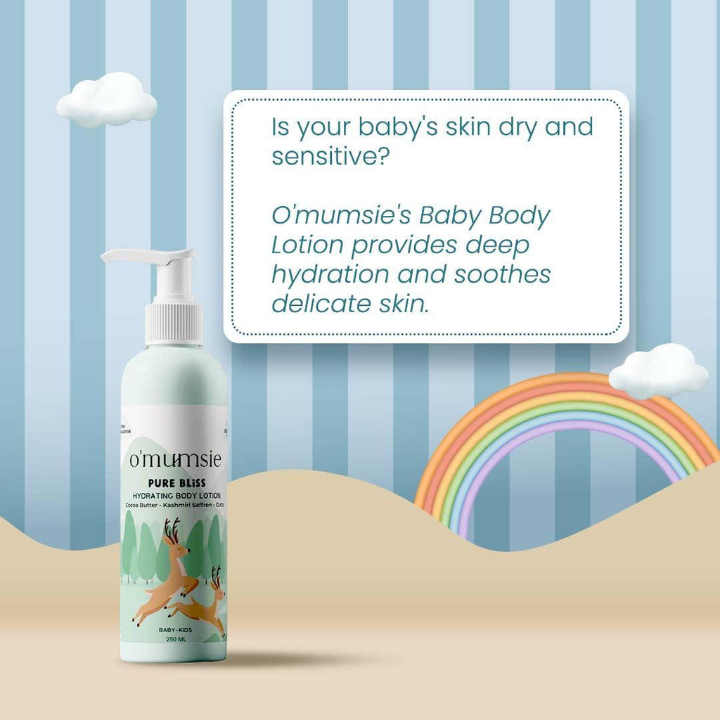 Avocado & Olive Oil Baby Lotion for Extra Softness – Deep nourishment for delicate baby skin.