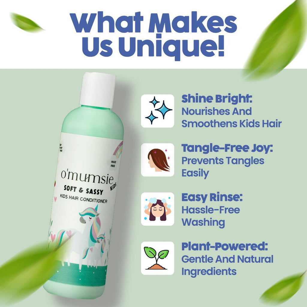 Tear-free and gentle hair conditioner for kids – perfect for everyday use