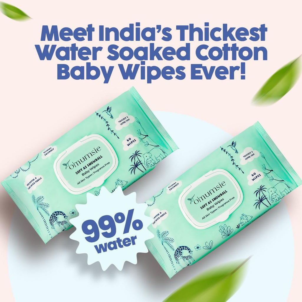  Thickest Baby Wipes – 99% Water, Unscented, Gentle for Baby Skin
